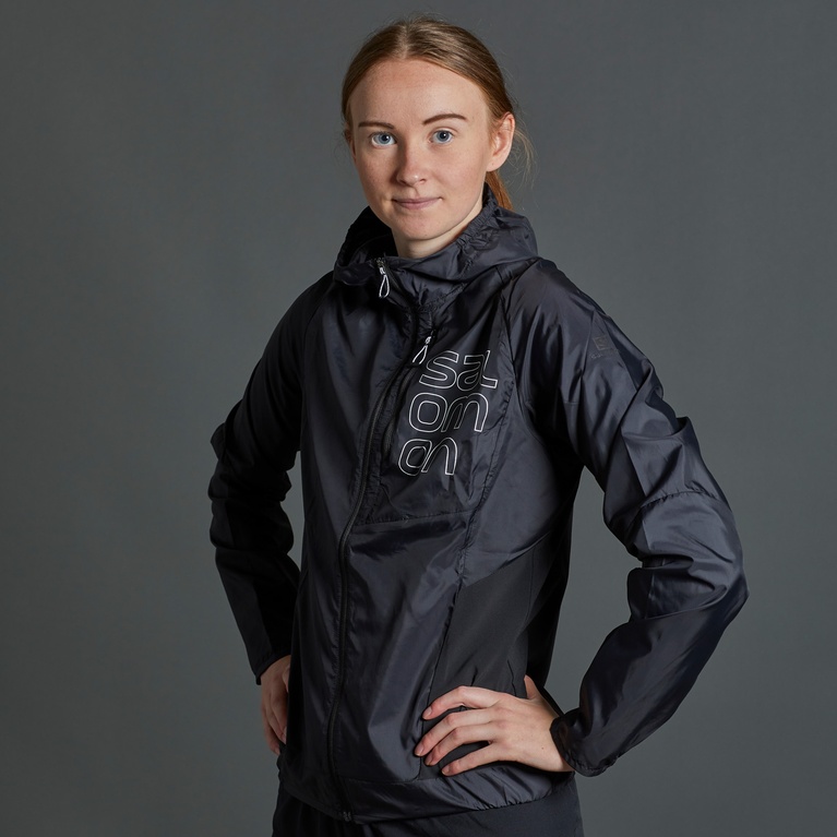 "SALOMON" BONATTI CROSS FZ HOODIE W JET